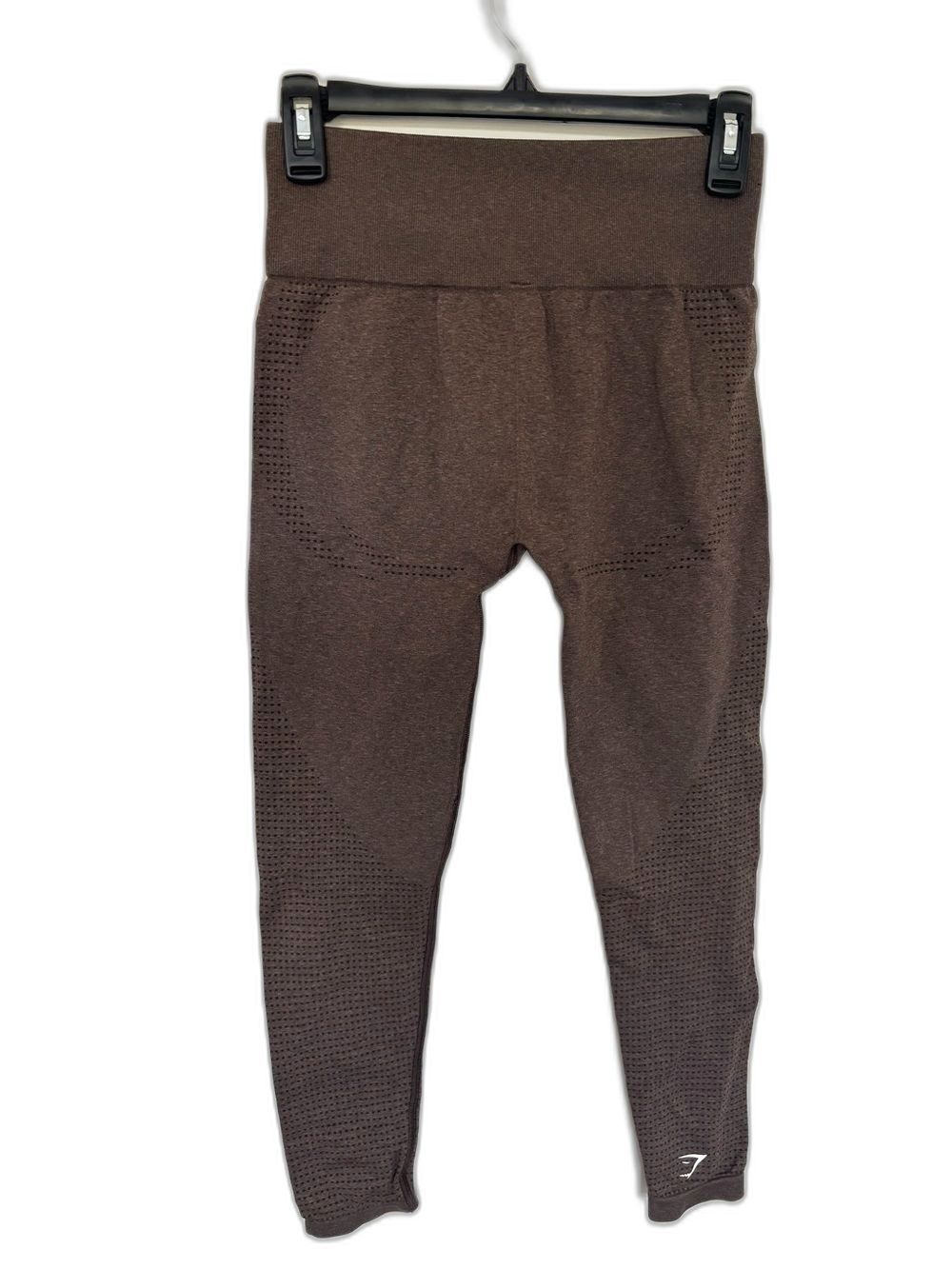 Gymshark Brown Vital Seamless Crop Leggings Size XS - Picture 3 of 5